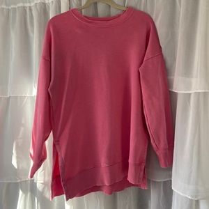 Aerie Oversized Split Crewneck